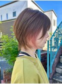 ペールピンクインナーイヤリングカラーデザインカラー【和歌山】