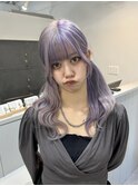 ホワイトカラー×ベビーパープル/ツートーンカラー