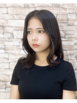 ヘアーアンジュ(Hair Ange) レイヤー　くびれヘア