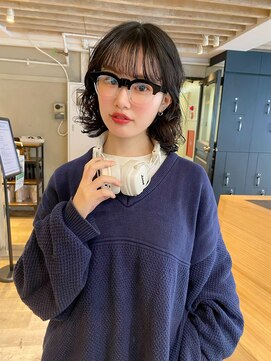 ホロ(hollo) ボブパーマウェーブミディアム