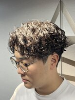 ライズ 渋谷店(RISE) 波巻きスパイラルパーマ/渋谷波巻きパーマ/アップバング/七三