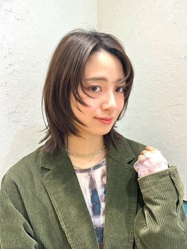 ロンド レグリーズ 立川(Lond leglise) ミニウルフレイヤーカット顔周りカット前髪カット韓国ボブ/立川