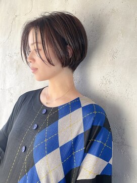 フィルドール(fild'or) ショートカット×ひし形ショートボブ×前髪なし　20代30代40代