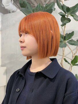 フォト 新宿三丁目(foto) 切りっぱなしボブ