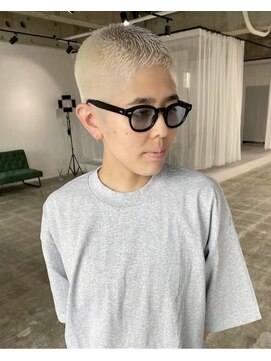 スーパーシーン(SUPER SCENE) くびれヘア/アプリコットオレンジ/夏のヘアアレンジ/宜野湾