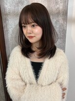 ムージー(moug)&nbsp;dark brown×medium layer /暗髪/韓国/広島/袋町