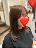 セミロングレイヤー