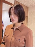【macana指名】酸性ストレートパーマ ボブ 暖色 登戸