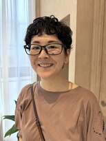 オン キャナルシティ博多前店(on)&nbsp;【晴音】マッシュショートパーマ/パーマ/ショート/40代