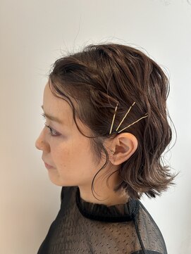 カシェ シモムラ(Cashe'e SHIMOMURA) お呼ばれボブアレンジ