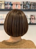 三鷹ショートボブくびれショートイルミナカラー顔周りレイヤー