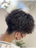 縦落ちスパイラルパーマ
