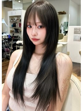 ケアシンサイバシ(CARE shinsaibashi) 羽エクステ120本☆ケラチントリートメント！艶髪ワンホンロング