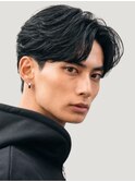 大阪梅田ニュアンスパーマフェザーパーマセンターパートゆるめ◆