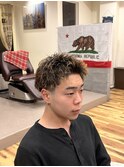 スパイキーショート×ヒートカールパーマ