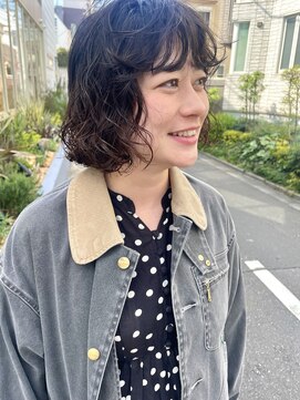 アクアオモテサンドウ(ACQUA omotesando) フレンチパーマボブ【世良綾花】