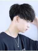 ナチュラルツーブロックマッシュ