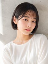 アディ 中野南口店(Addi) 暗髪切りっぱなしミニボブ