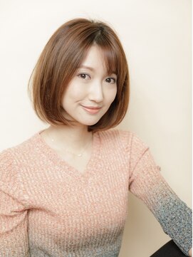 ルルディ バイ アフロディーテ銀座(luludi by APHRODITE) グレージュカラー/シルキーベージュ/斜めバング/銀座/髪質改善