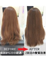 ヘアーデザインムーヴ(Hair design MOVE) リタッチカラー髪質改善