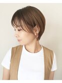 手間いらずなナチュラルショート