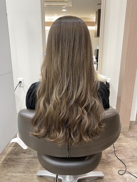 アルターリール(aL ter Rire) 【Rire小高】イルミナカーキグレージュカラー×ローレイヤー