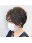 30代40代/グレージュ/ハイライト/ショート/ボブ/武蔵新城/くびれ