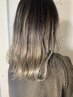 カット＋グラデーションブリーチ＋トレンドカラー＋活性ケラチン+TR