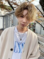 リップスヘアー 銀座(LIPPS hair) ハイトーンセンターパート