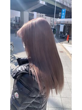 ラフ 難波店(LAFF) #黒髪#ボブルフ#ネビージュ#小顔#ワンレン