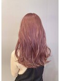 透明感抜群♪ダブルカラーブリーチハイトーンピンクブラウン