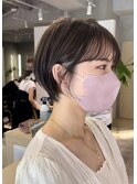 骨格に合わせたショートヘア