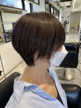 レビジュヘアー 桂店(LEVIJU HAIR) お顔周りが細見えするショートヘアでおしゃれ度アップです！