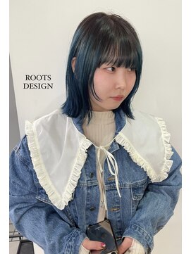 ニコフクオカヘアーメイク(NIKO Fukuoka Hair Make) 《NIKO》残留も可愛く活かせる☆ルーツデザインカラー/天神大名