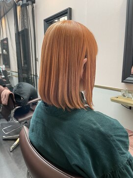 アリ 葛西店(ALi) オレンジベージュ　レッドブラウン｜葛西髪質改善｜葛西カラー