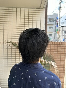 スウェル 船橋店(Swell) ウルフ/アッシュブラック/カルマパーマ/ベリーショート/船橋3