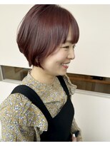 リールヘアー 大野城店(rire hair) ピンクブラウン☆ショート☆大人ショート