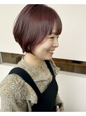 ピンクブラウン☆ショート☆大人ショート