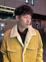 ラボヌールヘアーパルフェ 大宮西口店(La Bonheur hair parfait)&nbsp;メンズ大きめツイストスパイラルパーマ　【parfait 松梨】