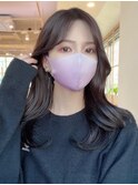 2wayバング 小顔 イメチェン ワイドバング レイヤーカット