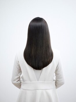 リモア(Remore)の写真/【谷山/美髪特化salon】最高の艶髪を叶える“METEOストレート”導入＊薬剤を選定しシルクのような手触りに
