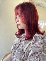 キジ(kiji)&nbsp;赤髪 / ミディアムボブ / レッド 〔久屋大通/久屋/丸の内〕