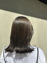 ユニコヘア(unico hair) ミディアム×グレージュ