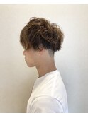 ツイストスパイラル系/パーマ/大人カジュアル