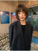 フェイスレイヤーラウンドボブ