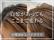 ラフ バイ マグ 南松本(R.A.F. by Mag)の雰囲気（白髪を消さずに活かす【白髪染めハイライト】が人気◎）