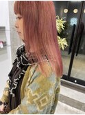 クリアピンクの彩度高めスタイル