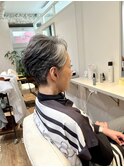大人ショートヘア似合わせカット