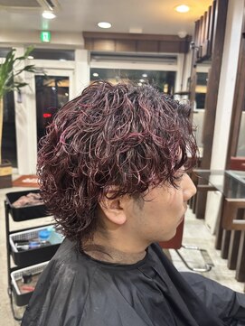 ハイパー(HYPER) レッドサーフカール『メンズ／パーマ』