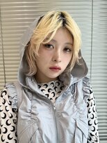 ノラジャーニー(NORA Journey)&nbsp;【上田】ブリーチカラーハイトーンブロンド顔周りレイヤーカット